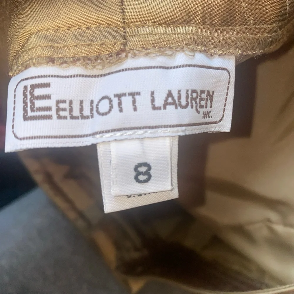 Elliott Lauren Size 8‎ Gold slacks